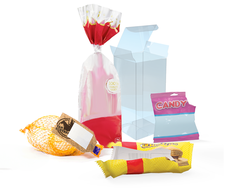 plastic verpakkingen van Sinterklaas