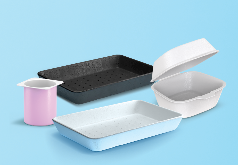 Verpakkingen uit PS en XPS