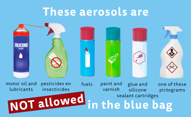 These sprays are not allowed in the PMD bag